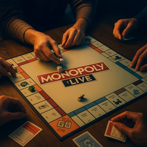 TKPK Monopoly Live বোর্ড ও খেলোয়াড়দের দৃশ্য